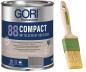 Preview: GORI 88 Compact-Lasur – Mittelschichtige Holzlasur (0,75 Liter) - Anthrazit Metallic + Profi Pinsel